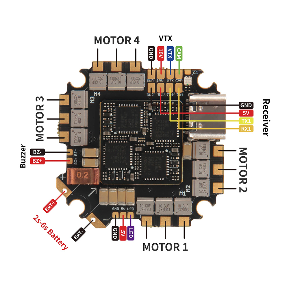 Flugsteuerung-OSD-Holybro-Kakute-G4-AIO-FC-mit-255x255mm-Abmessungen-und-5V-10V-BEC-Ausgang-integrie-2003367-8